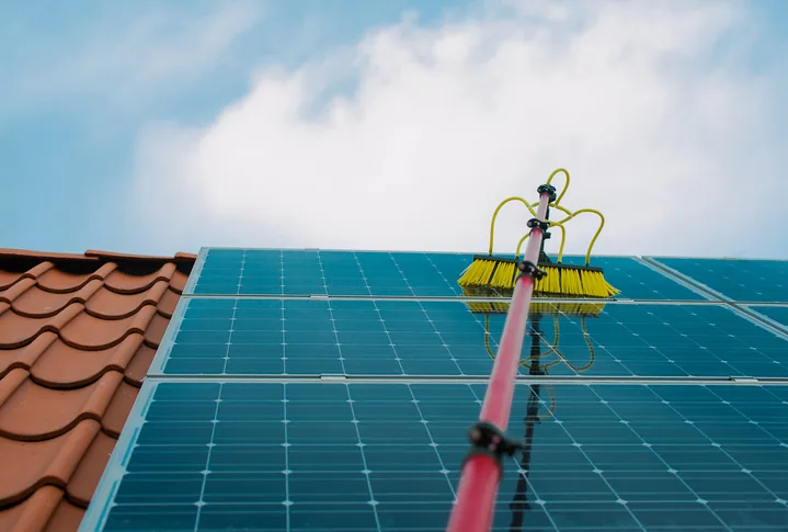 Reiniging van zonnepanelen